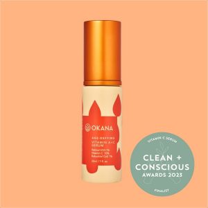 Clean + Conscious Awards. Best Vitamin C Serum 2023. Okana