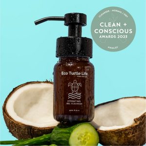 Clean + Conscious Awards. Best Face Cleanser 2023. Eco Turtle Life