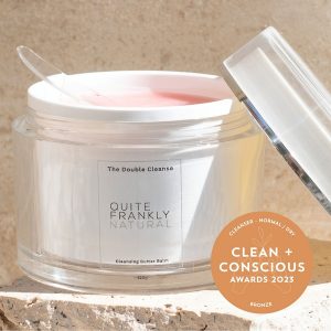 Clean + Conscious Awards. Best Face Cleanser 2023. Quite Frankly Natural