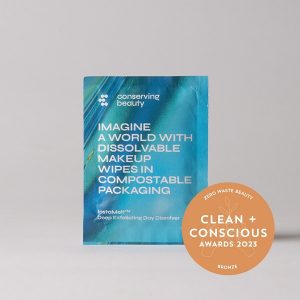 Clean + Conscious Awards. Best Zero Waste Beauty 2023. Conserving Beauty