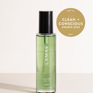 Clean + Conscious Awards. Best Body Oil 2023. La Mav