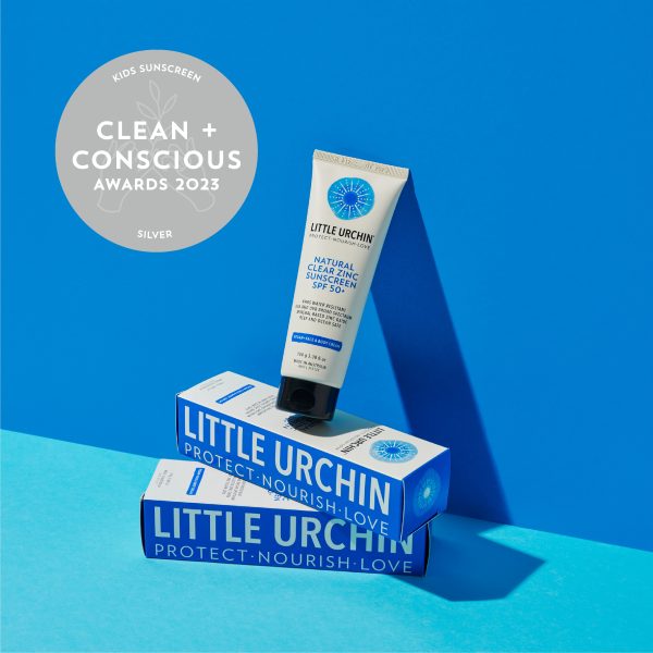 Clean + Conscious Awards. Best Kids Sunscreen 2023. Little Urchin