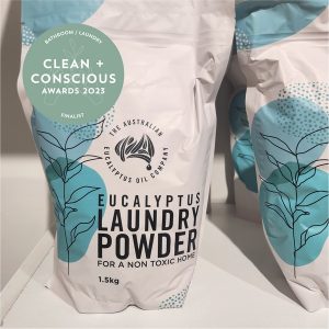 Clean + Conscious Awards. Best Natural Laundry 2023. The Australian Eucalyptus Oil Company