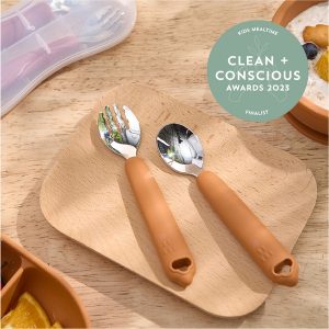Clean + Conscious Awards. Best Kids Mealtime 2023. Cherub Baby