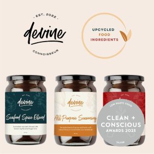 Clean + Conscious Awards. Best Upcycled Food 2023. extracta Upcycled rubs