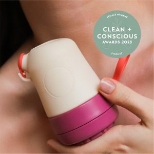 Clean + Conscious Awards. Best Female Hygiene 2023. Emanui