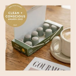 Clean + Conscious Awards. Best Zero Waste Kitchen 2023. Tripod Coffee