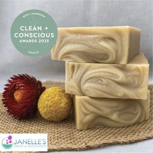 Clean + Conscious Awards. Best Soap / Handwash 2023. Janelle's Soaps and Succulents