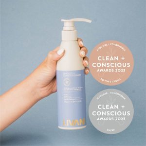Clean + Conscious Awards. Best Conditioner 2023. Livani