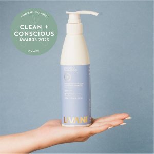Clean + Conscious Awards. Best Shampoo 2023. Livani