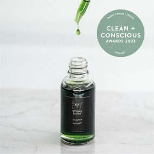 Clean + Conscious Awards. Best Night Cream 2023. Stripey Horse