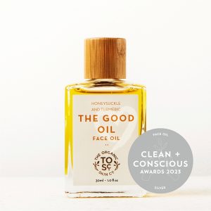 Clean + Conscious Awards - Best Face Oil 2023. The Organic Skin Co