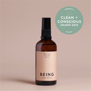 Clean + Conscious Awards. Best Pregnancy Skincare 2023. Being Skincare