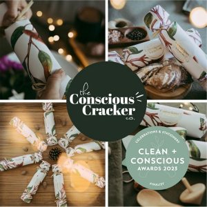 Clean + Conscious Awards. Best Celebrations & Stationery 2023. The Conscious Cracker