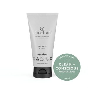 Clean + Conscious Awards 2023 Mens Personal Care. Sanctum