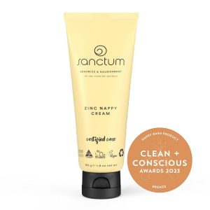 Clean + Conscious Awards - Best Nappy Rash Cream 2023 - Sanctum