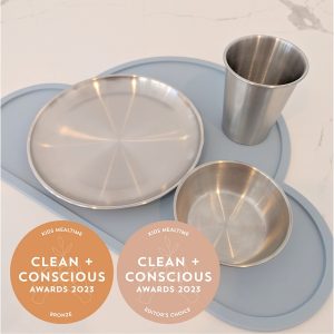 Clean + Conscious Awards. Best Kids Mealtime 2023. The Low Tox Project