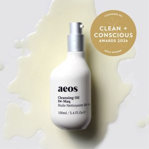 Clean + Conscious Awards 2024. Best Cleansing Oil. Celebrating products in Australia & NZ which are Non-Toxic, Ethical, Sustainable and Socially Responsible.
