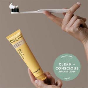 Clean + Conscious Awards 2024. Best Personal Care. Celebrating products in Australia & NZ which are Non-Toxic, Ethical, Sustainable and Socially Responsible.