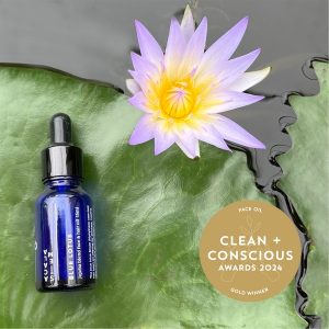 Clean + Conscious Awards 2024. Best Face Oil. Celebrating products in Australia & NZ which are Non-Toxic, Ethical, Sustainable and Socially Responsible.