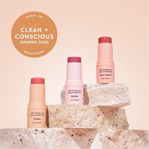 Clean + Conscious Awards 2024. Best Lipstick / Lipgloss. Celebrating products in Australia & NZ which are Non-Toxic, Ethical, Sustainable and Socially Responsible.