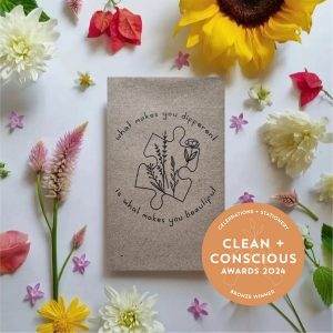 Clean + Conscious Awards 2024. Best Celebrations + Stationery. Celebrating products in Australia & NZ which are Non-Toxic, Ethical, Sustainable and Socially Responsible.