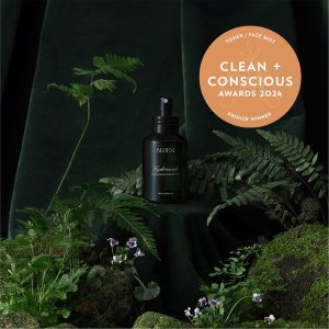 Clean + Conscious Awards 2024. Best Toner / Face Mist. Celebrating products in Australia & NZ which are Non-Toxic, Ethical, Sustainable and Socially Responsible.