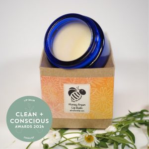 Clean + Conscious Awards 2024. Best Lip Balm. Celebrating products in Australia & NZ which are Non-Toxic, Ethical, Sustainable and Socially Responsible.