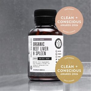 Clean + Conscious Awards 2024. Best Supplement. Celebrating products in Australia & NZ which are Non-Toxic, Ethical, Sustainable and Socially Responsible.