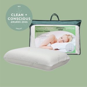 Clean + Conscious Awards 2024. Best Ethical Bedding. Celebrating products in Australia & NZ which are Non-Toxic, Ethical, Sustainable and Socially Responsible.