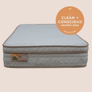 Clean + Conscious Awards 2024. Best Ethical Bedding. Celebrating products in Australia & NZ which are Non-Toxic, Ethical, Sustainable and Socially Responsible.