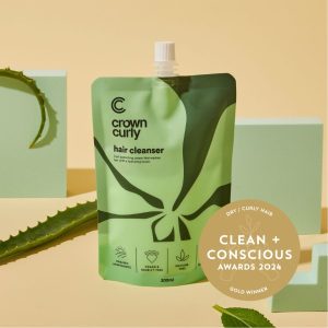 Clean + Conscious Awards 2024. Best Dry / Curly Hair Product. Celebrating products in Australia & NZ which are Non-Toxic, Ethical, Sustainable and Socially Responsible.