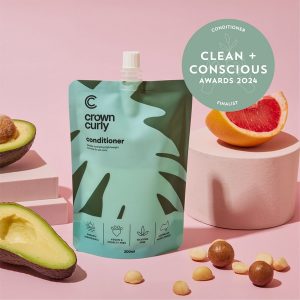 Clean + Conscious Awards 2024. Best Natural Conditioner. Celebrating products in Australia & NZ which are Non-Toxic, Ethical, Sustainable and Socially Responsible.