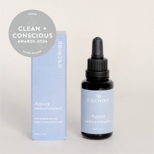 Clean + Conscious Awards 2024. Best Face Serum. Celebrating products in Australia & NZ which are Non-Toxic, Ethical, Sustainable and Socially Responsible.
