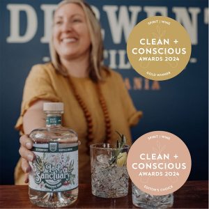 Clean + Conscious Awards 2024. Best Spirit / Wine. Celebrating products in Australia & NZ which are Non-Toxic, Ethical, Sustainable and Socially Responsible.