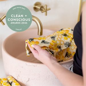 Clean + Conscious Awards Winners 2024. Best Zero Waste Baby Product. Celebrating products in Australia & NZ which are Non-Toxic, Ethical, Sustainable and Socially Responsible.