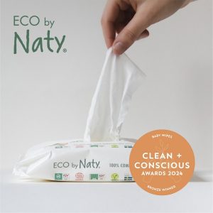 Clean + Conscious Awards Winners 2024. Best Baby Wipes. Celebrating products in Australia & NZ which are Non-Toxic, Ethical, Sustainable and Socially Responsible.