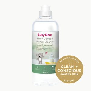 Clean + Conscious Awards Winners 2024. Best Baby Mealtime Accessories. Celebrating products in Australia & NZ which are Non-Toxic, Ethical, Sustainable and Socially Responsible.
