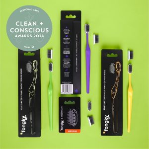 Clean + Conscious Awards 2024. Best Personal Care. Celebrating products in Australia & NZ which are Non-Toxic, Ethical, Sustainable and Socially Responsible.