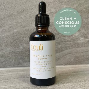 Clean + Conscious Awards 2024. Best Micro Batch Skincare. Celebrating products in Australia & NZ which are Non-Toxic, Ethical, Sustainable and Socially Responsible.