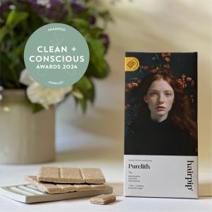 Clean + Conscious Awards 2024. Best Natural Shampoo. Celebrating products in Australia & NZ which are Non-Toxic, Ethical, Sustainable and Socially Responsible.