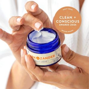 Clean + Conscious Awards 2024. Best Night Cream. Celebrating products in Australia & NZ which are Non-Toxic, Ethical, Sustainable and Socially Responsible.