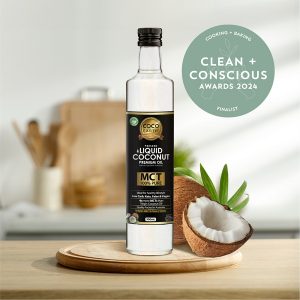 Clean + Conscious Awards 2024. Best Cooking + Baking Product. Celebrating products in Australia & NZ which are Non-Toxic, Ethical, Sustainable and Socially Responsible.