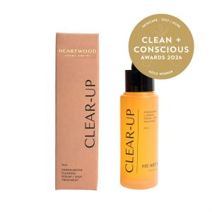 Clean + Conscious Awards 2024. Best Skincare for Oily / Acne Skin. Celebrating products in Australia & NZ which are Non-Toxic, Ethical, Sustainable and Socially Responsible.