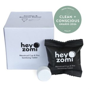 Clean + Conscious Awards 2024. Best Period Product. Celebrating products in Australia & NZ which are Non-Toxic, Ethical, Sustainable and Socially Responsible.