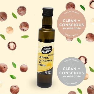 Clean + Conscious Awards 2024. Best Cooking + Baking Product. Celebrating products in Australia & NZ which are Non-Toxic, Ethical, Sustainable and Socially Responsible.