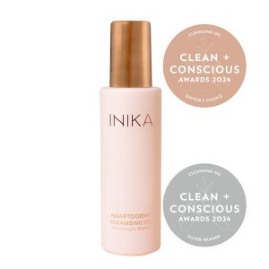 Clean + Conscious Awards 2024. Best Cleansing Oil. Celebrating products in Australia & NZ which are Non-Toxic, Ethical, Sustainable and Socially Responsible.