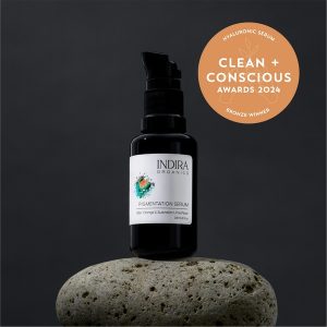 Clean + Conscious Awards 2024. Best Hyaluronic Acid Serum. Celebrating products in Australia & NZ which are Non-Toxic, Ethical, Sustainable and Socially Responsible.