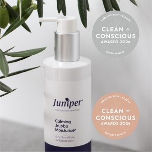 Clean + Conscious Awards 2024. Best Sensitive Body / Eczema Product. Celebrating products in Australia & NZ which are Non-Toxic, Ethical, Sustainable and Socially Responsible.