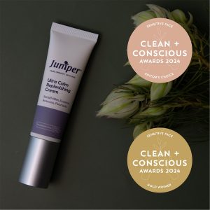 Clean + Conscious Awards 2024. Best Skincare for Sensitive Skin. Celebrating products in Australia & NZ which are Non-Toxic, Ethical, Sustainable and Socially Responsible.